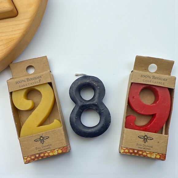 Waldorf Celebration Ring Grimms Beeswax Candles Hand Made Painted Lot - Picture 5 of 8